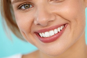 Woman with direct dental bonding in Friendswood